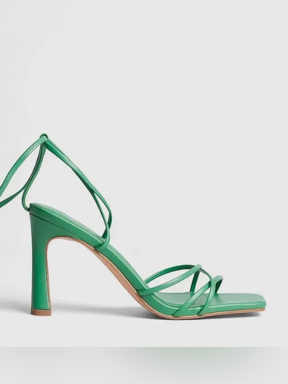Marc Fisher New Green Strappy High Heel Sandals 7 - Picture 3 of 8